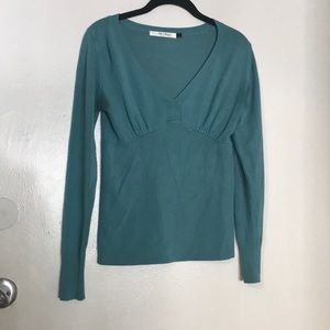 Old navy turquoise v neck sweater